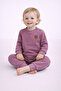 Unisex Boys Girls Kids/Babies Solid Color Ribbed Top and Bottom 2-Piece Set |   Shoulder Buttoned |   Seasonal 2 Yarns - 3