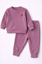 Unisex Boys Girls Kids/Babies Solid Color Ribbed Top and Bottom 2-Piece Set |   Shoulder Buttoned |   Seasonal 2 Yarns - 4