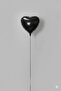 Black Heart Foil Balloon 18 Inch 45 Cm 1 Piece