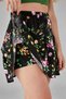 Floral Patterned Elastic Waist Skirt Shorts Skirt with Shorts Skirt Ruffle Skirt Mini Skirt Midi Skirt - 3