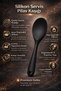 (3 Pieces) Pilav Spoon Ultra Hard Tip Silicone High Heat Resistant Non-Flammable Non-Stick - 3