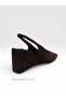 Angel Black Suede Heelled Shoes - 8