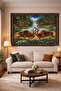 Vintage Series the Challenge of the Deer Wall Tapestry Wall Covering Wall Tapestry