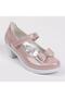 Pink Girls' Buckle Heeled Shoes Evening Dress Shoes Birthday Special Day Shoes