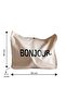 حقيبة تسوق مبطنة من القماش "Bonjour - 6