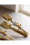 Stainless Steel Luxury Butterfly Serving Tongs Set 22 cm - 3