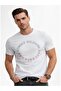 New Season Men's Black Monotype Roundle T-Shirt