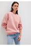Crew Neck Pink Basic Sweatshirt 1610198-91003 - 2