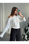 Bat Sleeve Blouse - Ecru - 3