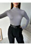 High Collar Fisherman's Blouse Gray - Gray - 2