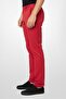 بنطال تشينو سادة بقصّة Slim Fit للرجال، عنابي اللون - 3
