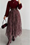 Women's Ethnic Printed Chiffon Lined Skirt - 4