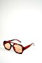 Vhl Leopard Frame Honey Color Glass Sunglasses - 5