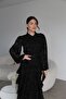Buttoned, Embroidered, Belted, Layered, Premium Design Dress with Elastic Waist Detail - 5