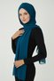Shawl-Takmatik Plain Petrol Ready-To-Wear Turban Hijab Medical Grade Suitable for Medical Use Prayer Cover - 3