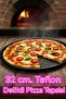 Perforated Pizza Tray Lahmacun Pita Tray 32cm