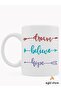 Dream Believe Hope Written Motivation Special Design Printed Mug Cup Gift Coffee Cup