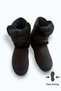 Women's Suede Boots with Fur Inside High Thin Sole Winter Boots