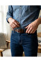 Men's Genuine Leather Belt Brown Sports Jeans Belt 4.5 cm Buffalo Leather Jeans Trouser Belt - 2