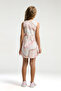 Girl's Crew Neck Wrap Embroidered Summer Regular Fit Cream Dress Us2064-C-V2 - 5