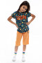 US Polo Assn. Us1050 Girl's Capri Set - 2