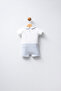 U.S. Polo Assn Baby Boy White Romper - 3