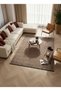 Beige Cream Chenille Rug Living Room Children's Room Sisal Floor Mat Woven Machine Carpet Kitchen - 2