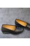 Women's Black Full Orthopedic Genuine Leather Sole Shoes - 3