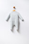 Baby Boy Crew Neck Pigment Printed Summer Regular Fit Green Overalls Usb2309-C-V1 - 3