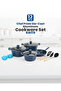 12-piece Chef Pride Die-Cast Aluminum Cookware Set- RF12488 Assorted Colors Sets - 3
