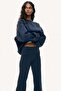 Foldover-waist cotton trousers - 2