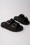 Estiva Adjustable Double Buckle Studded Casual Women's Slippers - 8