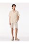 Cotton Pocket Bermuda Oversize Baggy Jean Shorts with Lace-Up Waist
