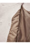 Long Sleeve Buttoned Pocketed Stand Collar Cashmere Coat - 6