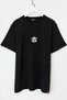 Men's Black T-Shirt with Minimal Football Ball Embroidery, 100% Cotton, Regular Fit, Sports Casual Basic T-Shirt - Basic Sports Football Player Black T-Shirt - 2
