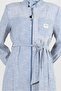 SIDE SLIT ZIPPERED BELLOWED TRENCH COAT 10769 - 4