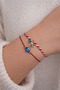 Marteniçka Lucky Bracelet Set of 2 - with Evil Eye Beads and Bird Figures - 3