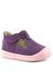 Shaun Genuine Leather Purple Velcro Anatomical Baby Sandals - 2
