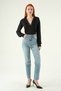 Buzkar High Waist Mom Jeans 1063 - 6