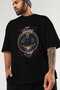 Viking Mythology 7 Pre-Printed Black Oversize T-Shirt Men Women Cotton Crew Neck T-Shirt - 3