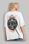 Viking Mythology 24 Back Printed White Oversize T-Shirt Men Women Cotton Crew Neck T-Shirt - 3