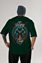 Surtr Back Printed Green Oversize T-Shirt Men Women Cotton Crew Neck T-Shirt