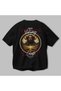 Viking Mythology 3 Back Printed Black Oversize T-Shirt Men Women Cotton Crewneck Tshirt - 3