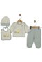 Men's Trucked 5-Piece Hospital Discharge Bodysuit Set - 100% Cotton - 2