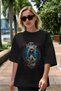 Baldur Front Printed Black Oversize T-Shirt Men Women Cotton Crew Neck T-Shirt - 5