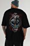 Viking Mythology 13 Back Printed Black Oversize T-Shirt Men Women Cotton Crewneck Tshirt - 6
