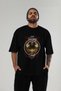 Viking Mythology 3 Pre-Printed Black Oversize T-Shirt Men Women Cotton Crew Neck T-Shirt - 6