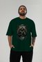 Viking Mythology 6 Pre-Printed Green Oversize T-Shirt Men Women Cotton Crew Neck T-Shirt - 5