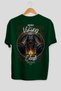 Odin 3 Back Printed Green Oversize T-Shirt Men's Women's Cotton Crew Neck T-Shirt - 2