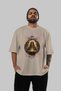 Viking Mythology 17 Pre-Printed Beige Oversize T-Shirt Men Women Cotton Crew Neck T-Shirt - 5